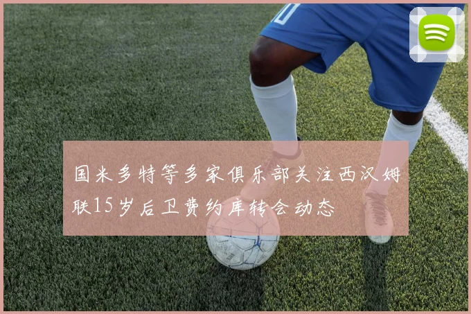 国米多特等多家俱乐部关注西汉姆联15岁后卫费约库转会动态